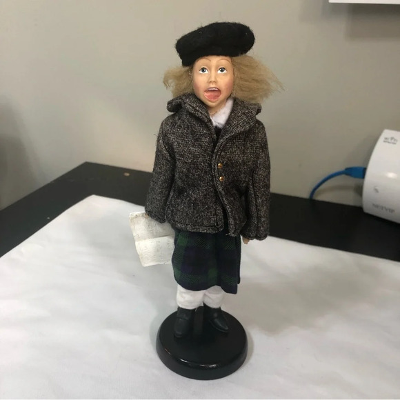 5/$25 
Vintage Caroler Christmas Hand Sewn  Clothing Holds Book Plastic Body10” - Picture 9 of 10